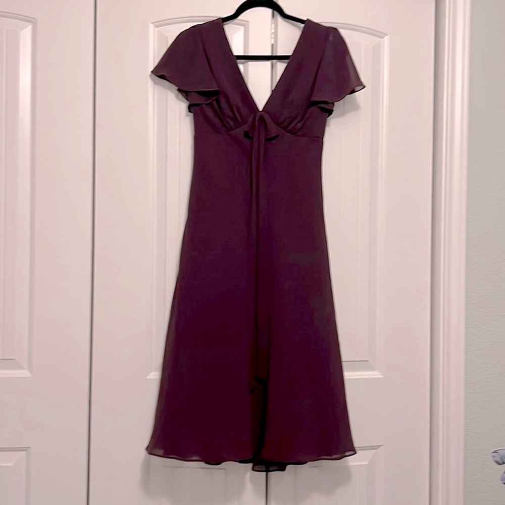 Alfred Sung plum midi dress